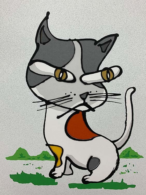 コネコの不満顔
